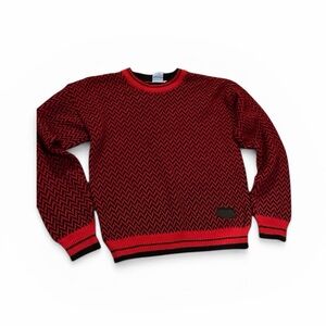 ✨Vintage Rare🔥 Red and Black Cozy Kids Sweater